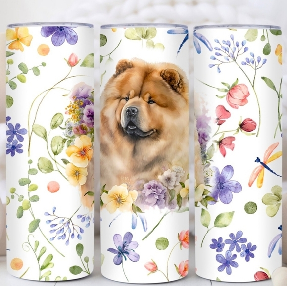 (1) Chow Chow Dog Mom 20oz Tumbler - Picture 1 of 4